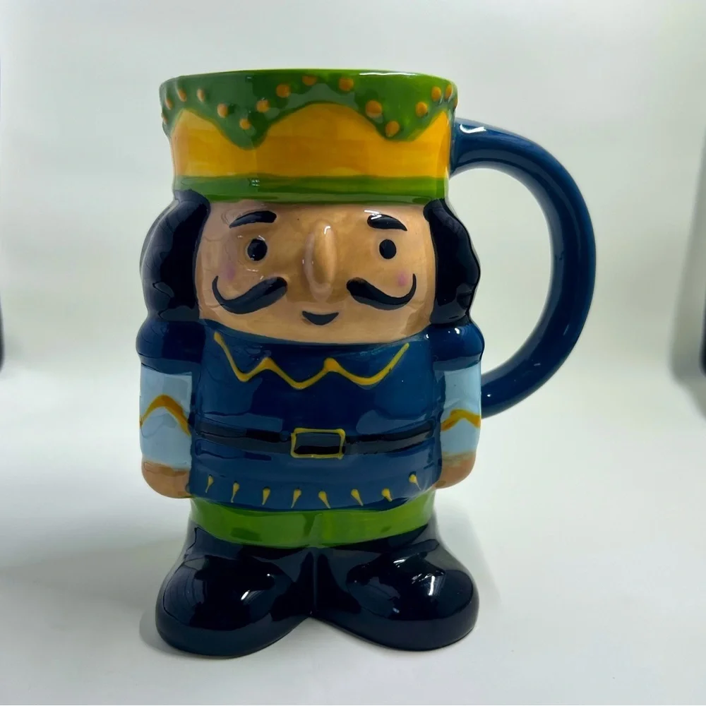 Wondershop Festive Ceramic Mug with Blue and Green Accents